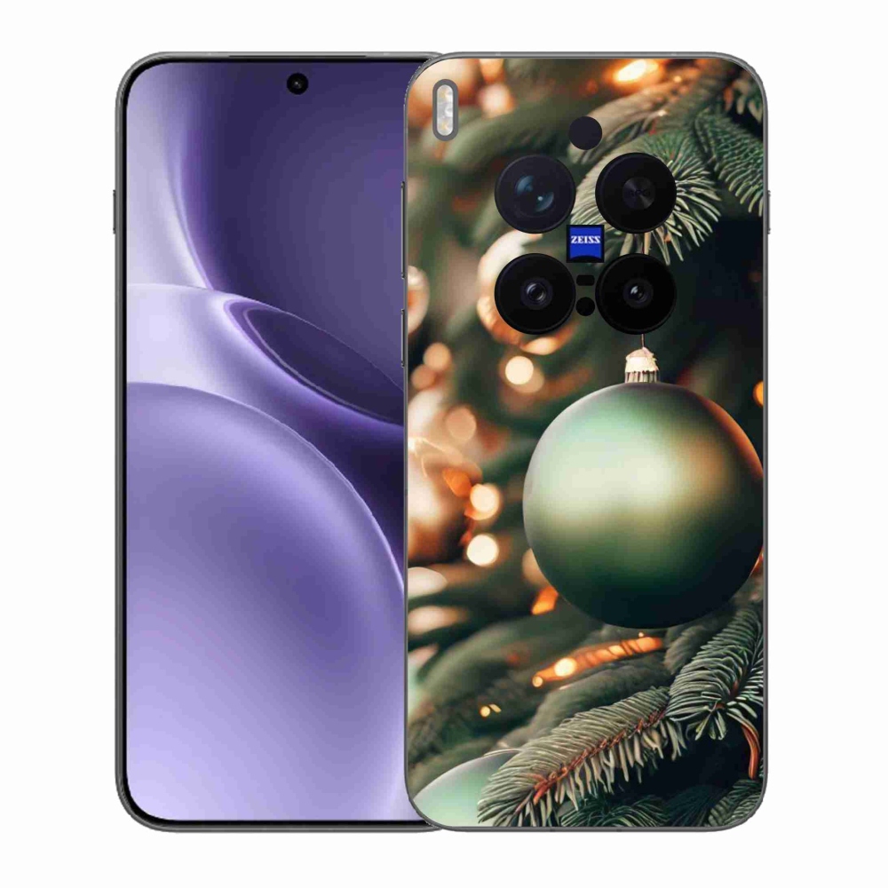 Gélový kryt mmCase na Vivo X300 Pro - vianočné ozdoby 1
