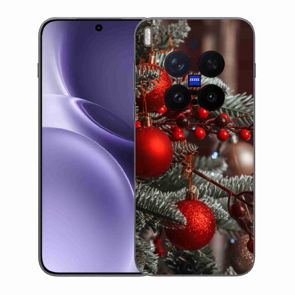 Gélový kryt mmCase na Vivo X300 Pro - vianočné ozdoby 2