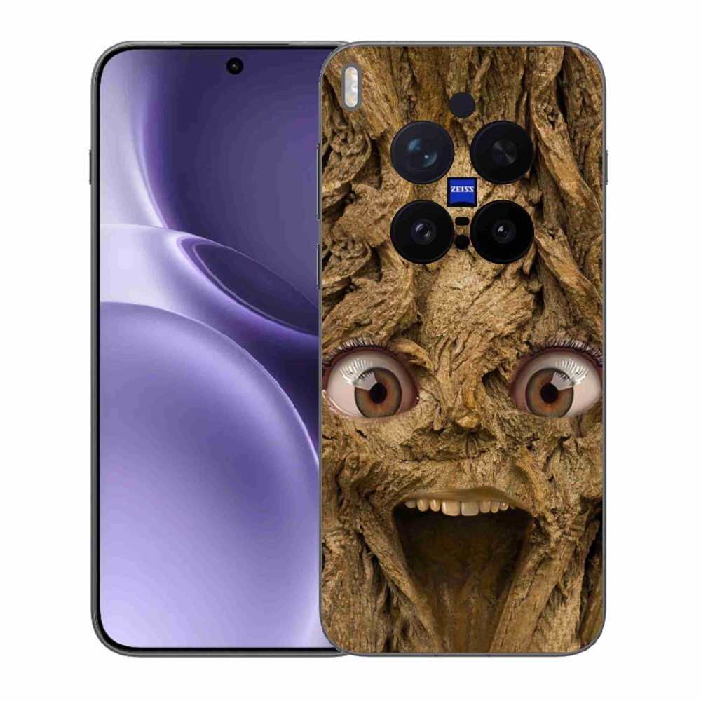 Gélový kryt mmCase na Vivo X300 Pro - veselý strom s očami