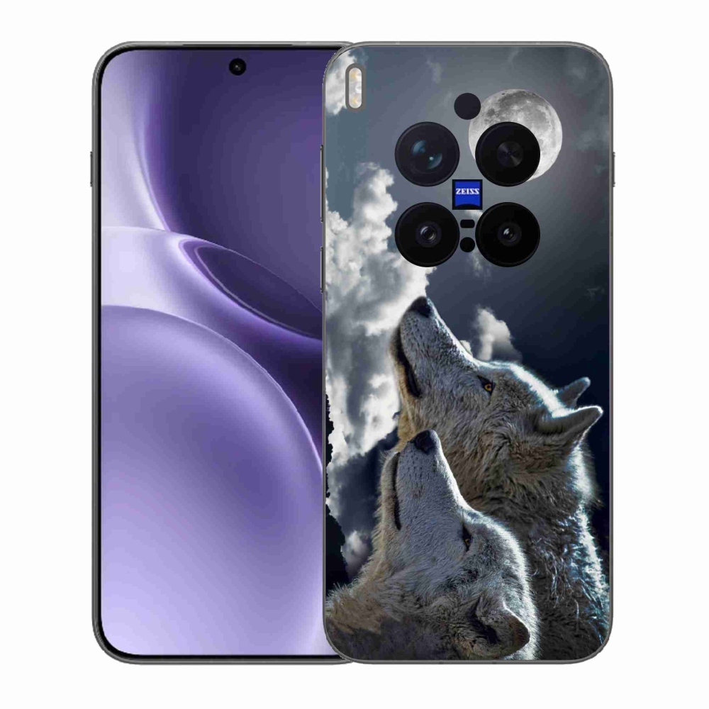 Gélový kryt mmCase na Vivo X300 Pro - vlci