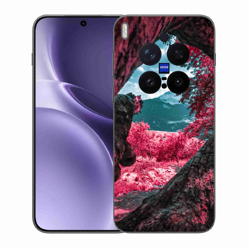 Gélový kryt mmCase na Vivo X300 Pro - výhľad na hory