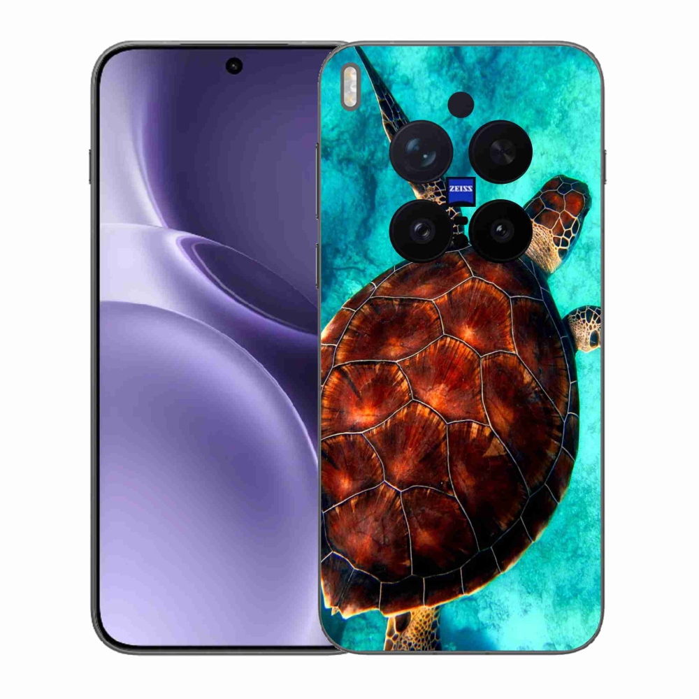 Gélový kryt mmCase na Vivo X300 Pro - korytnačka