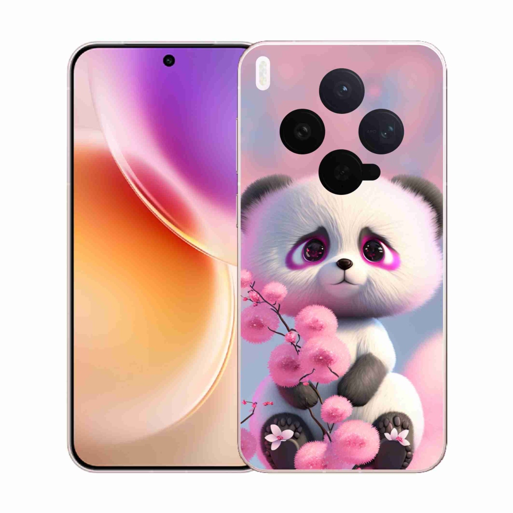 Gélový kryt mmCase na Vivo X300 - roztomilá panda 1