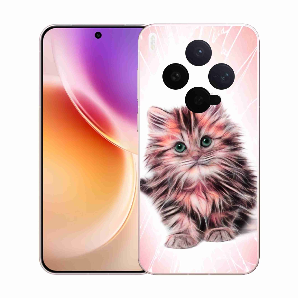 Gélový kryt mmCase na Vivo X300 - roztomilé mačiatko