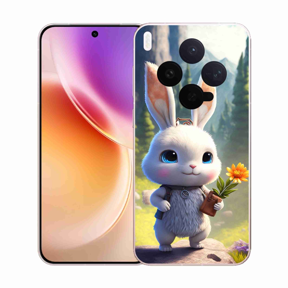 Gélový kryt mmCase na Vivo X300 - roztomilý zajačik