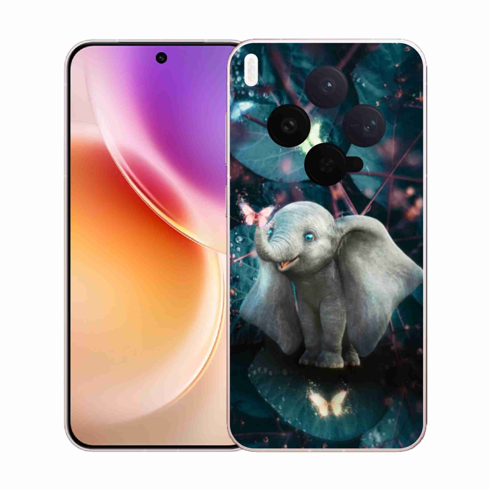 Gélový kryt mmCase na Vivo X300 - roztomilý slon