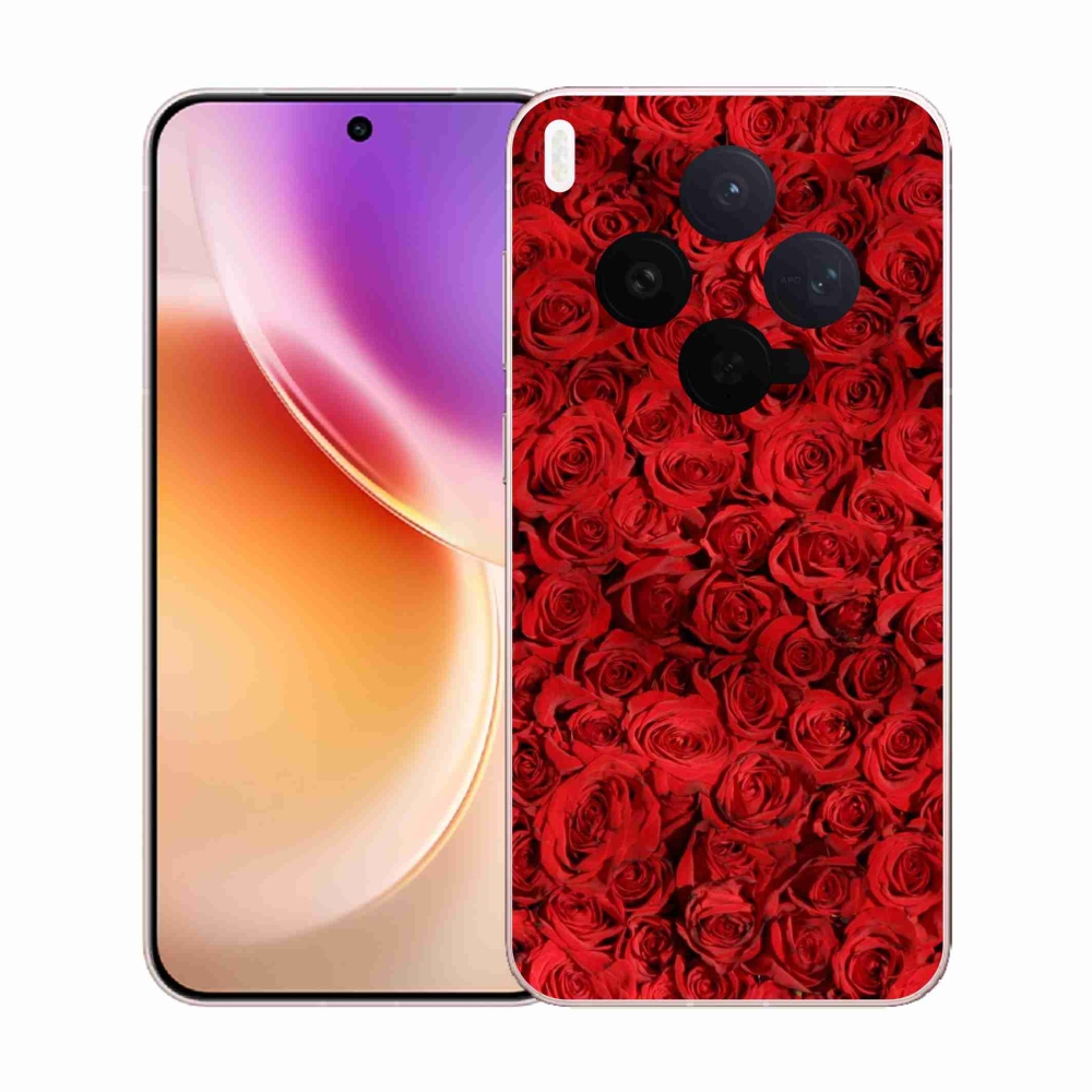 Gélový kryt mmCase na Vivo X300 - ruža