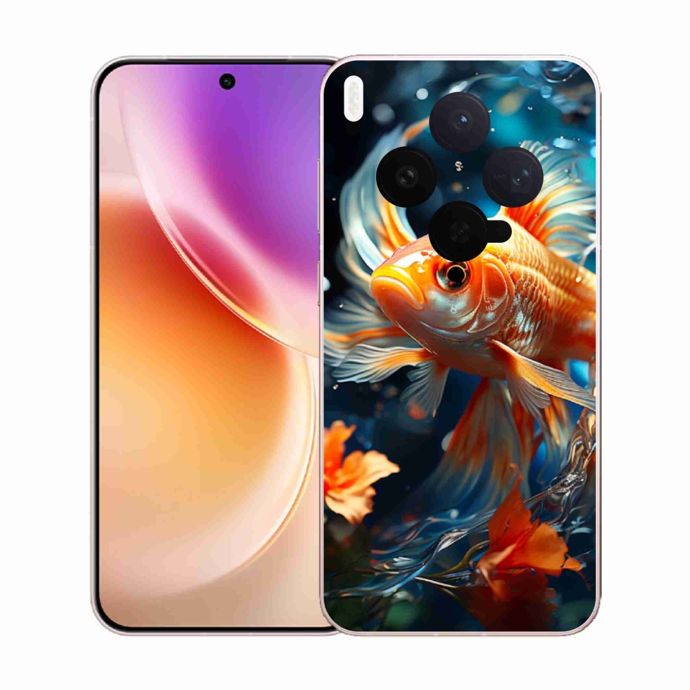 Gélový kryt mmCase na Vivo X300 - rybka