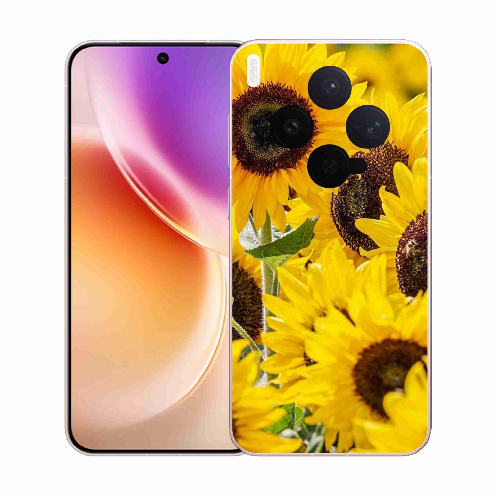 Gélový kryt mmCase na Vivo X300 - slnečnica