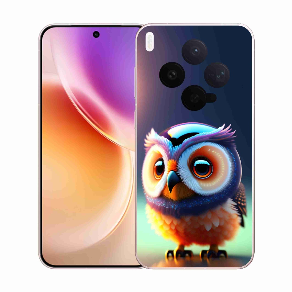 Gélový kryt mmCase na Vivo X300 - sovička