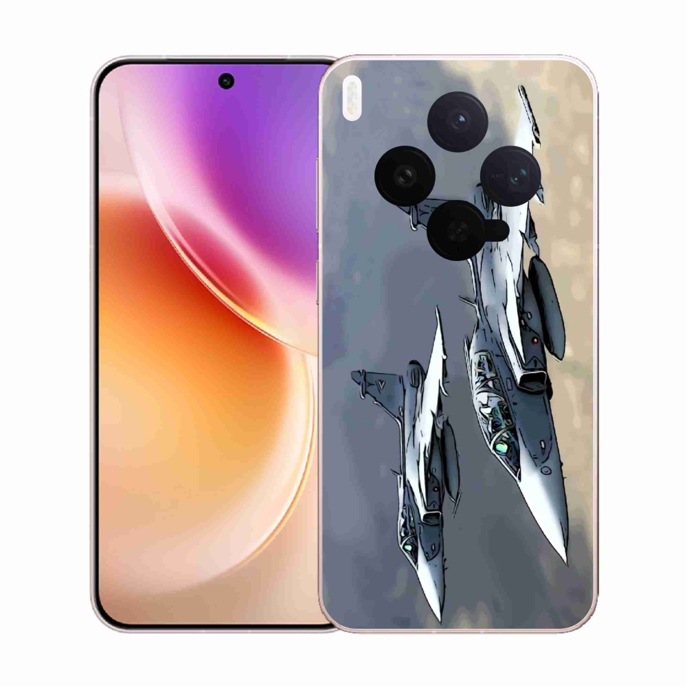 Gélový kryt mmCase na Vivo X300 - stíhačky