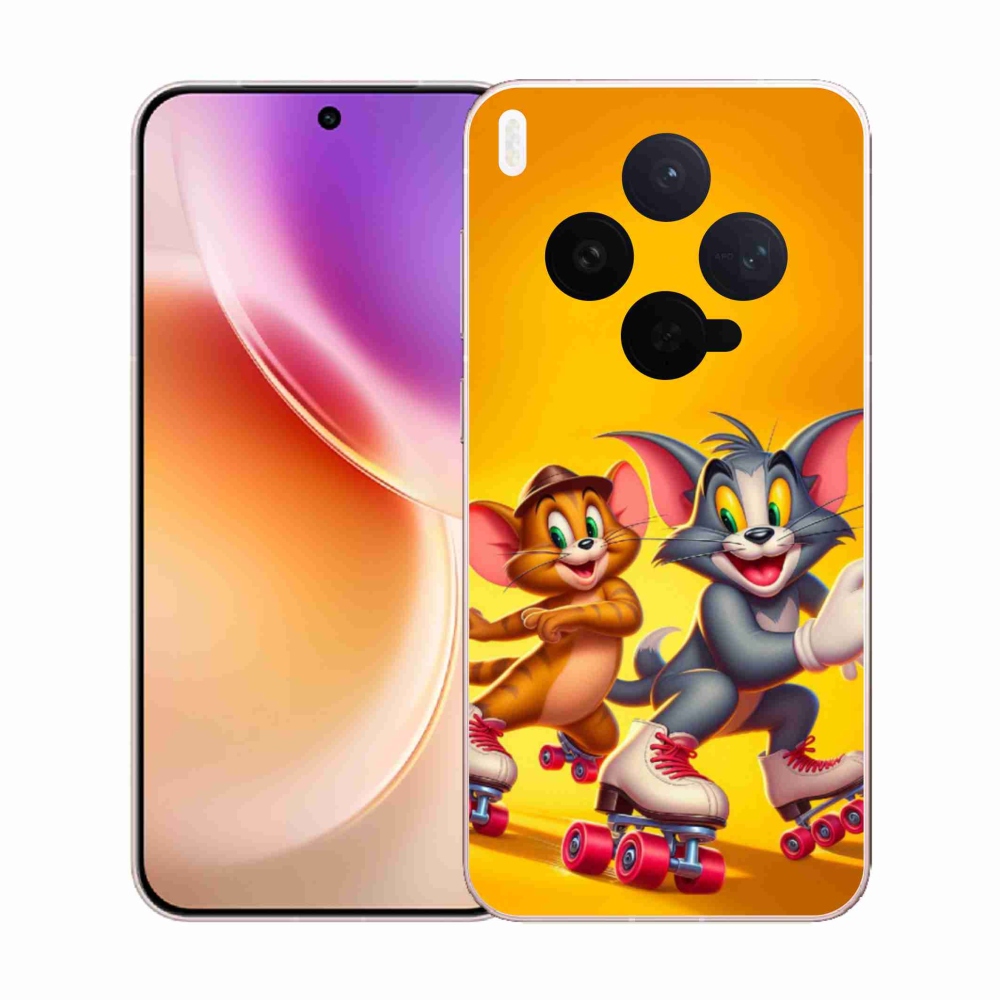 Gélový kryt mmCase na Vivo X300 - tom a jerry