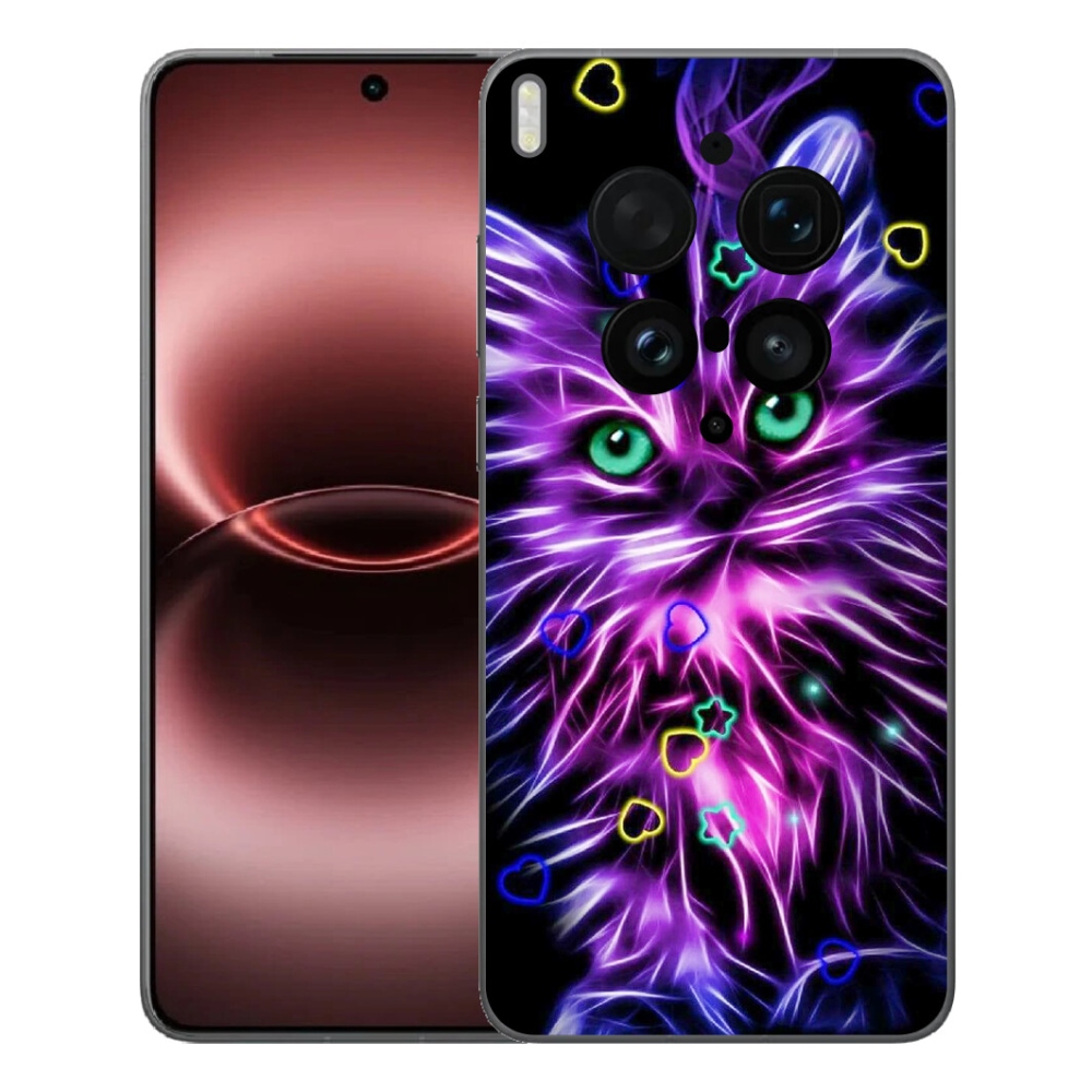 Gélový kryt mmCase na Vivo X300 Ultra - abstraktná mačka