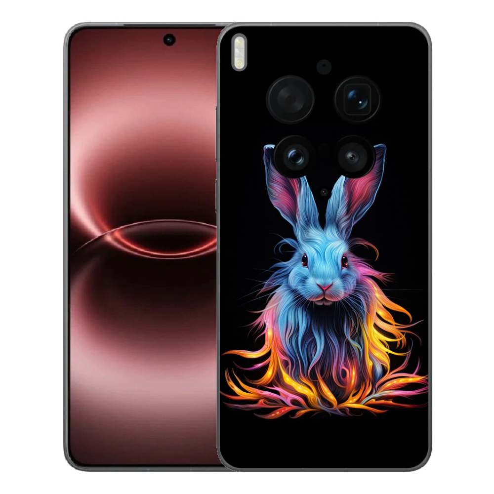 Gélový kryt mmCase na Vivo X300 Ultra - abstraktný zajac