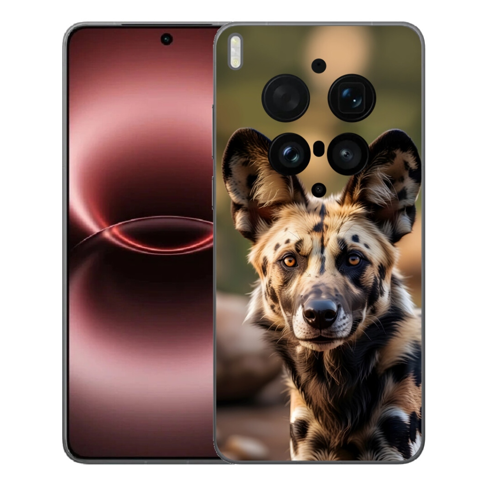 Gélový kryt mmCase na Vivo X300 Ultra - africký divoký pes
