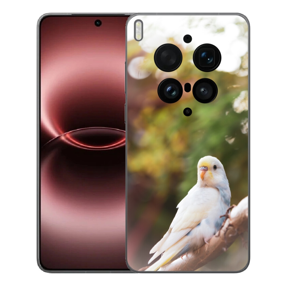Gélový kryt mmCase na Vivo X300 Ultra - andulka biela