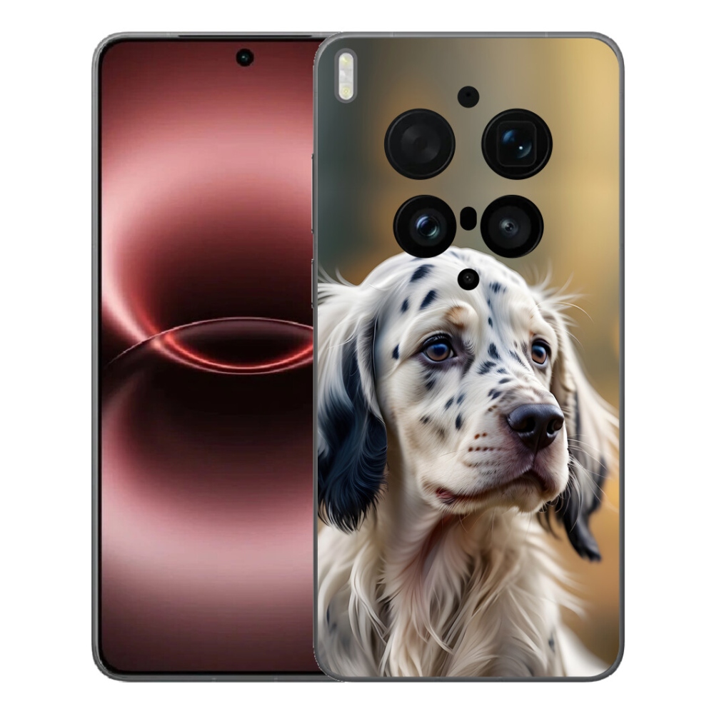 Gélový kryt mmCase na Vivo X300 Ultra - anglický seter