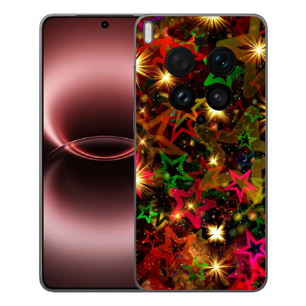 Gélový kryt mmCase na Vivo X300 Ultra - farebné hviezdičky