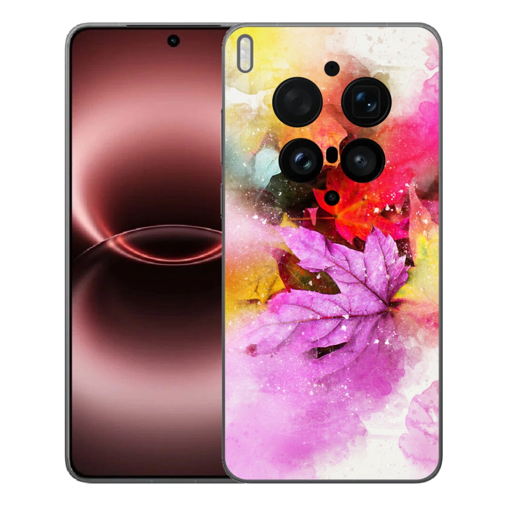 Gélový kryt mmCase na Vivo X300 Ultra - farebné listy