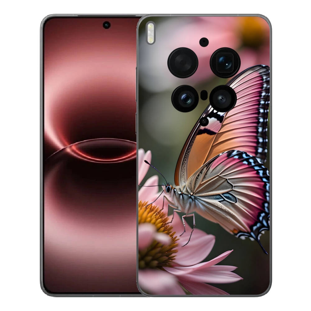 Gélový kryt mmCase na Vivo X300 Ultra - farebný motýľ