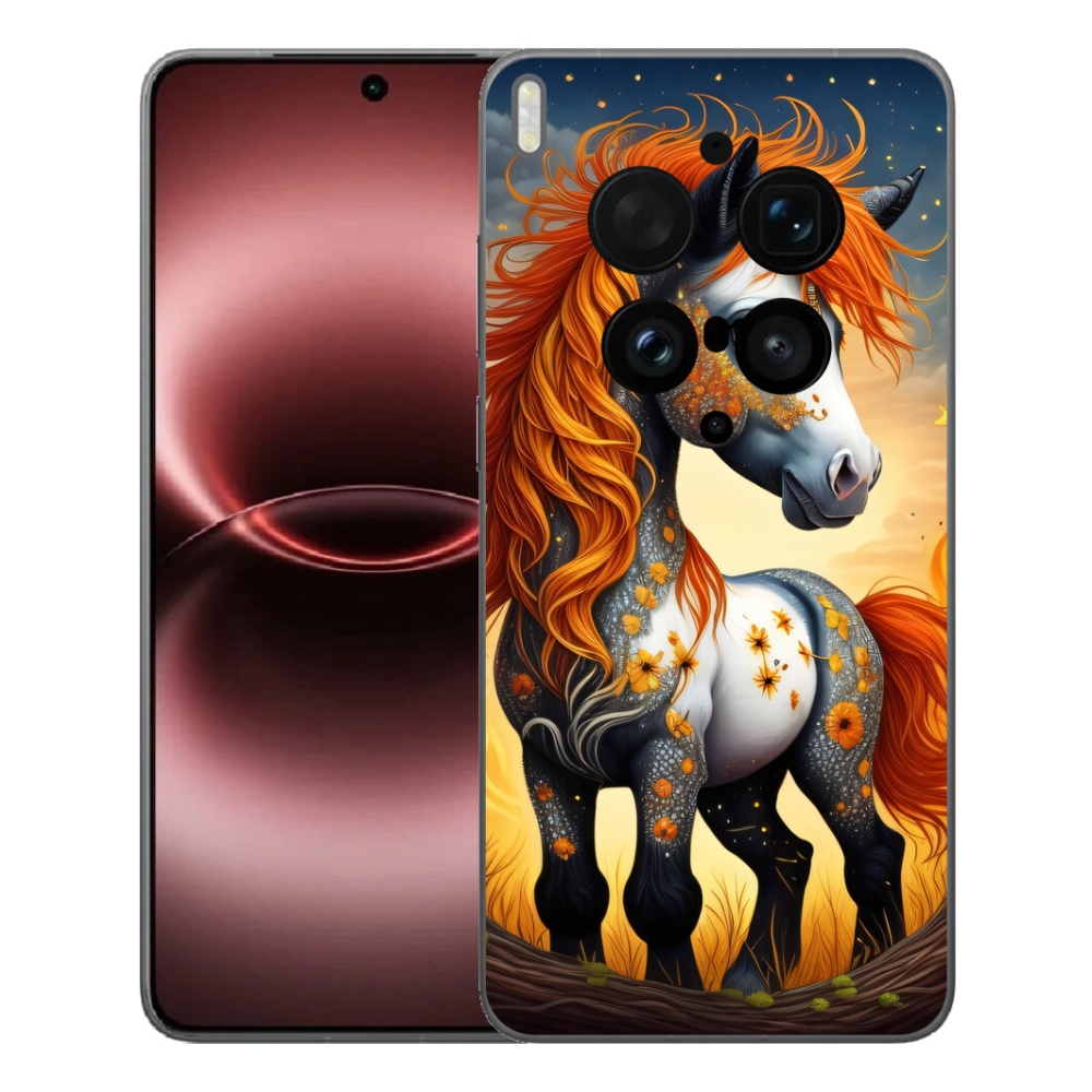 Gélový kryt mmCase na Vivo X300 Ultra - farebný poník