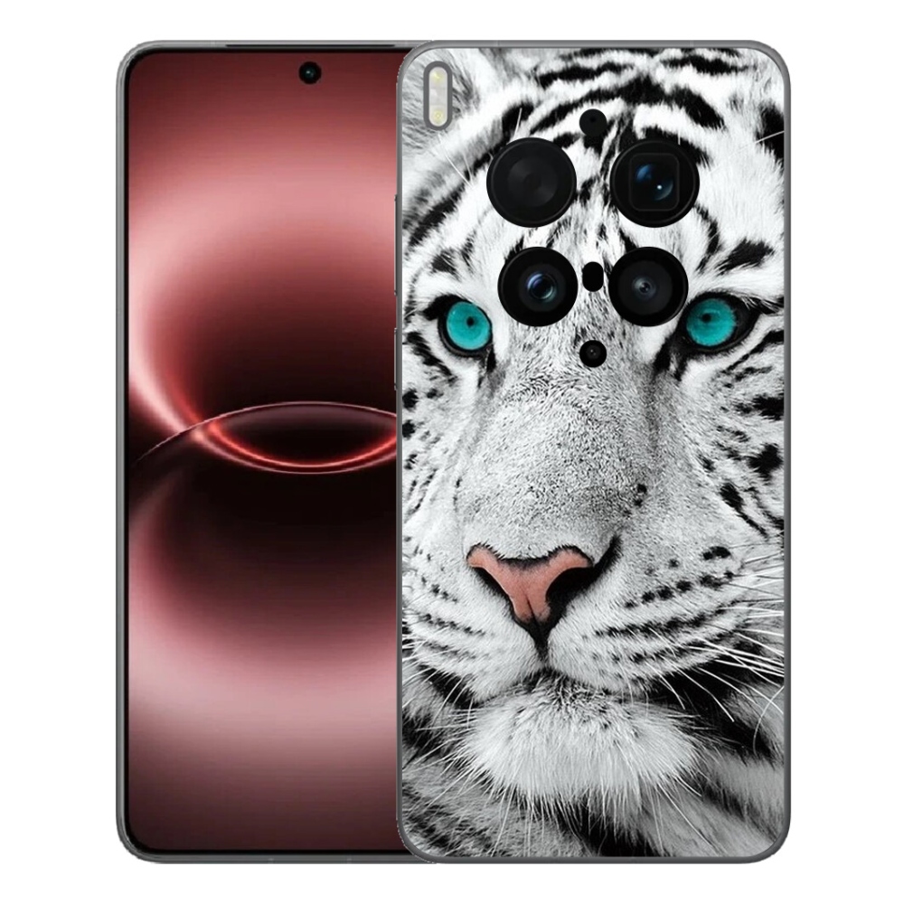 Gélový kryt mmCase na Vivo X300 Ultra - biely tiger