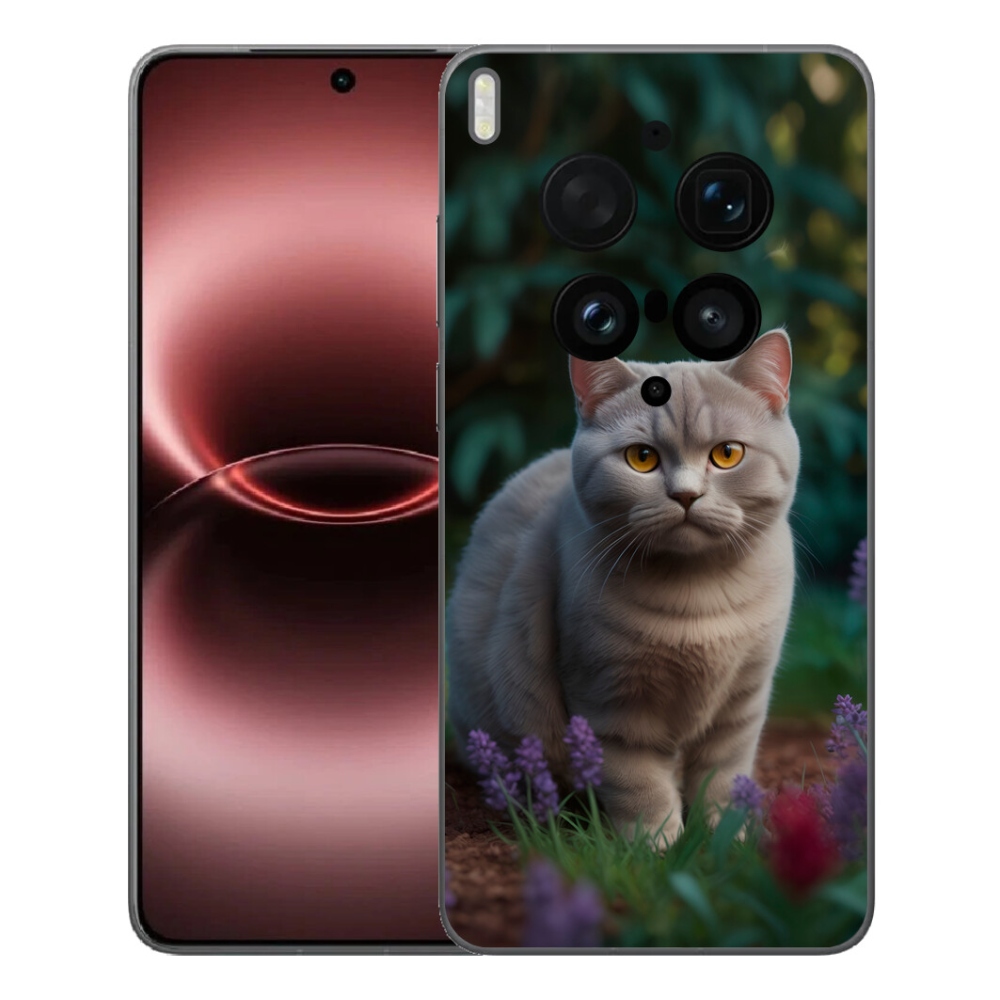 Gélový kryt mmCase na Vivo X300 Ultra - britská mačka