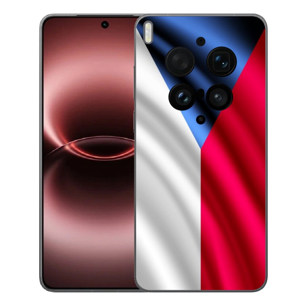 Gélový kryt mmCase na Vivo X300 Ultra - česká vlajka