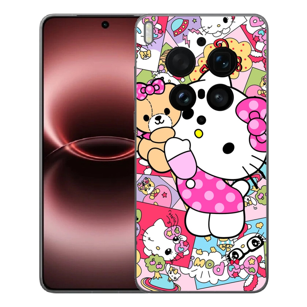 Gélový kryt mmCase na Vivo X300 Ultra - cute kitty