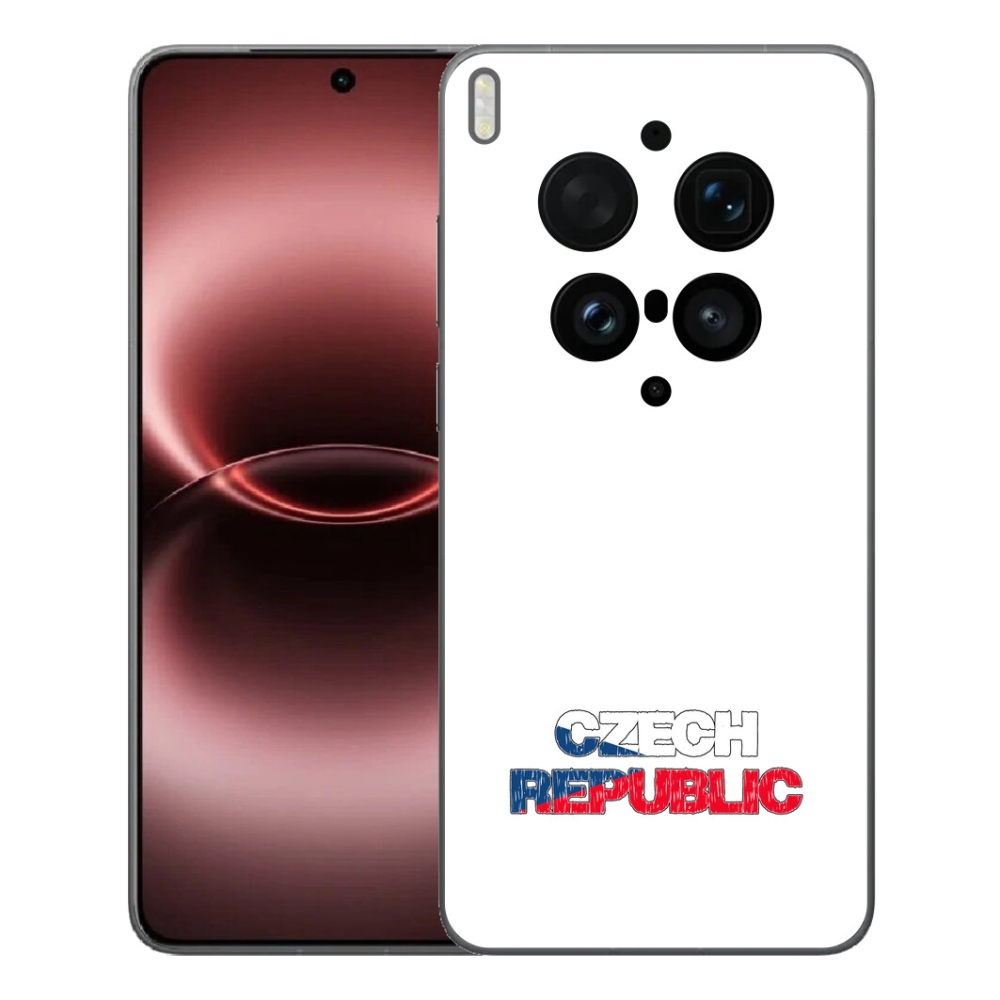 Gélový kryt mmCase na Vivo X300 Ultra - Slovak Republic biele pozadie