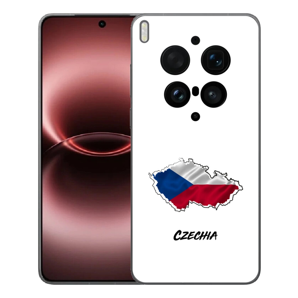 Gélový kryt mmCase na Vivo X300 Ultra - Slovakia biele pozadie