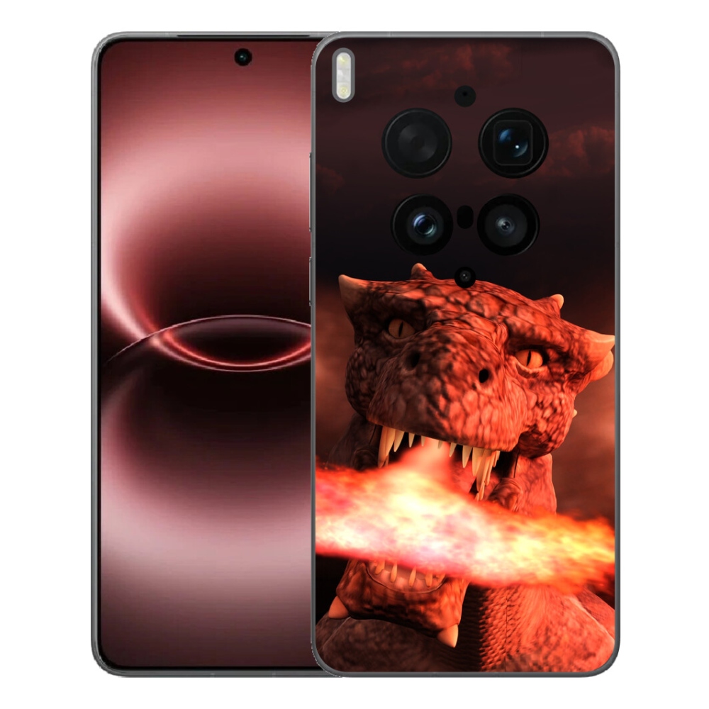 Gélový kryt mmCase na Vivo X300 Ultra - drak