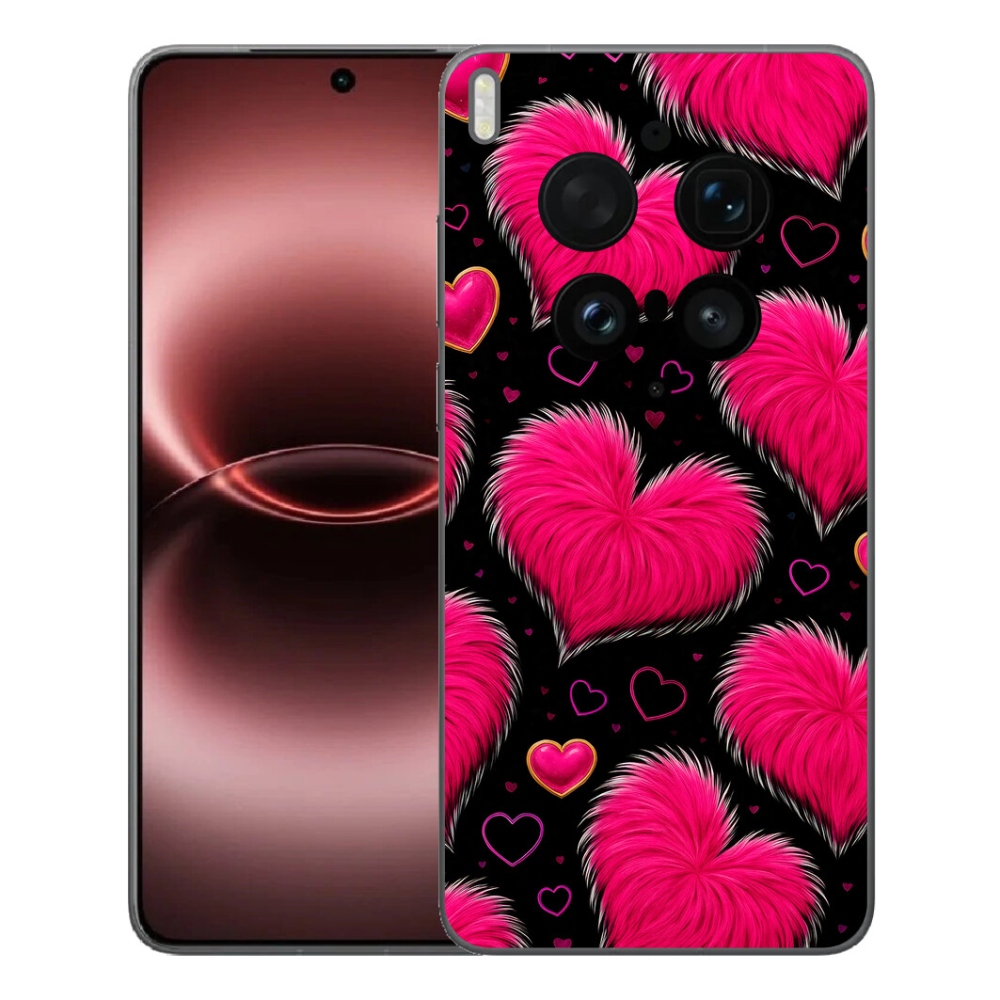 Gélový kryt mmCase na Vivo X300 Ultra - hebké srdce
