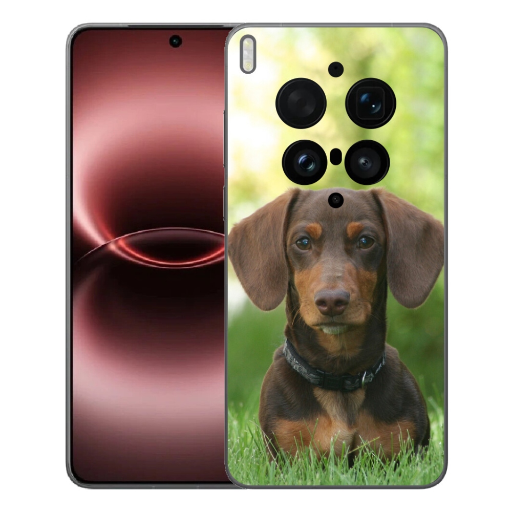 Gélový kryt mmCase na Vivo X300 Ultra - hnedý jazvečík