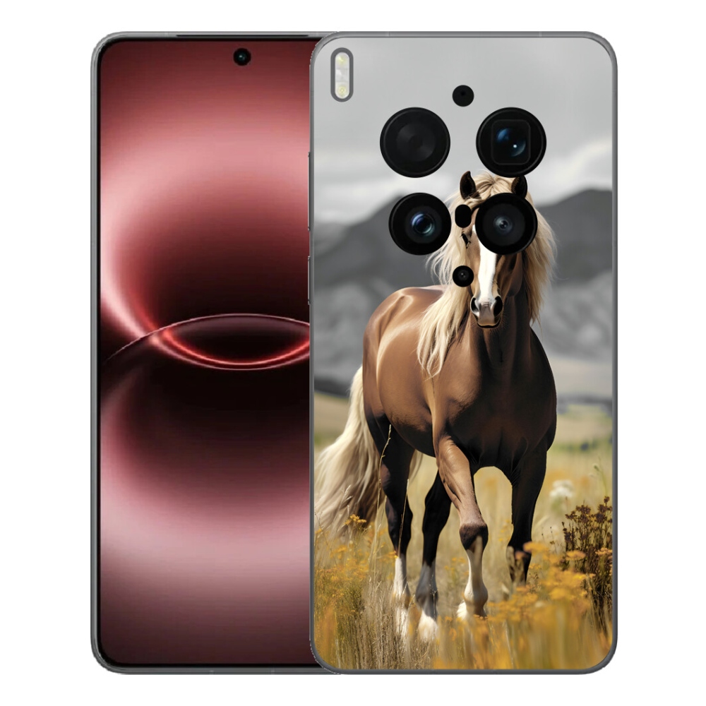 Gélový kryt mmCase na Vivo X300 Ultra - hnedý kôň 1