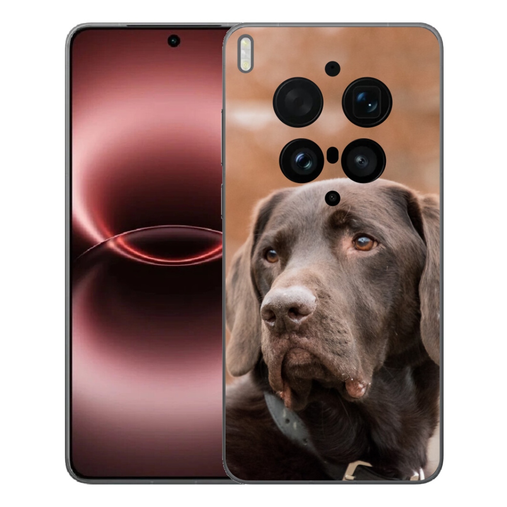 Gélový kryt mmCase na Vivo X300 Ultra - hnedý labrador