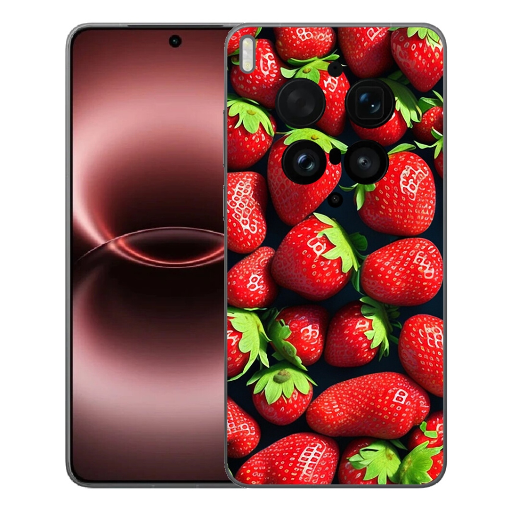Gélový kryt mmCase na Vivo X300 Ultra - jahody