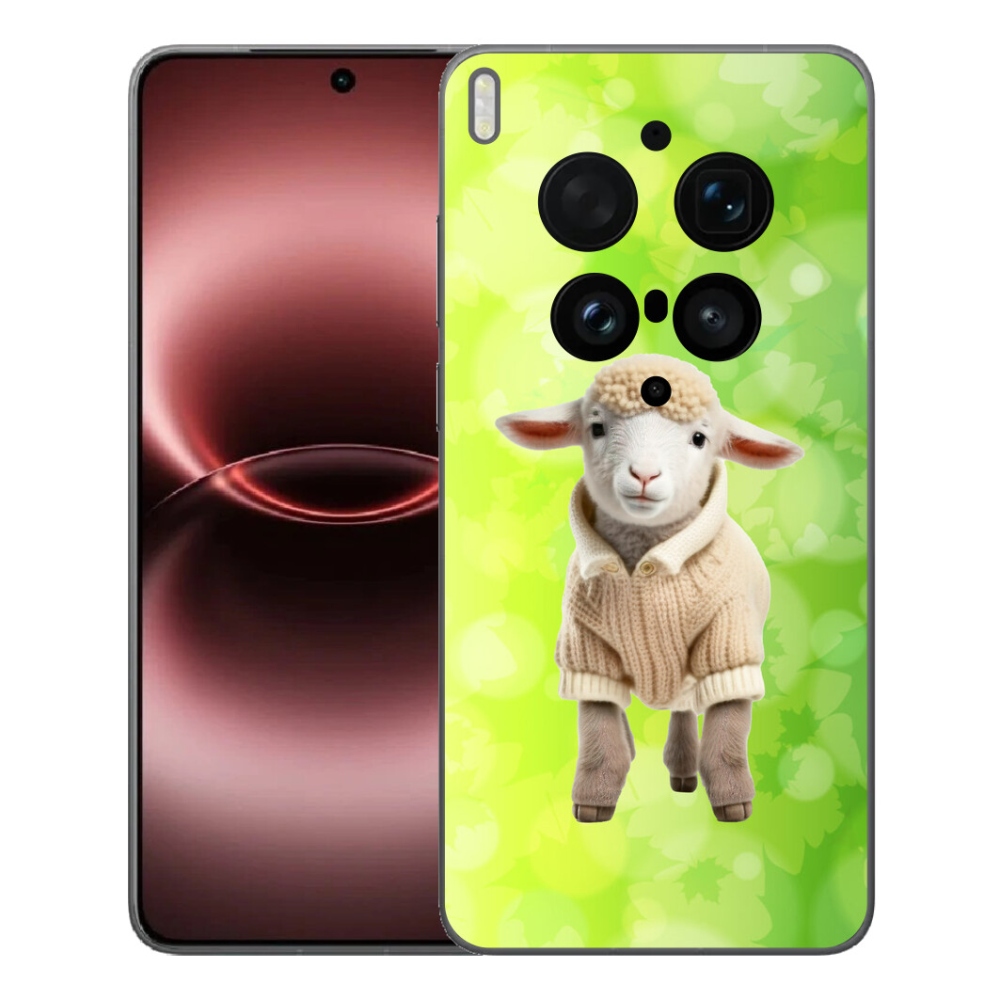 Gélový kryt mmCase na Vivo X300 Ultra - jahňa vo svetri