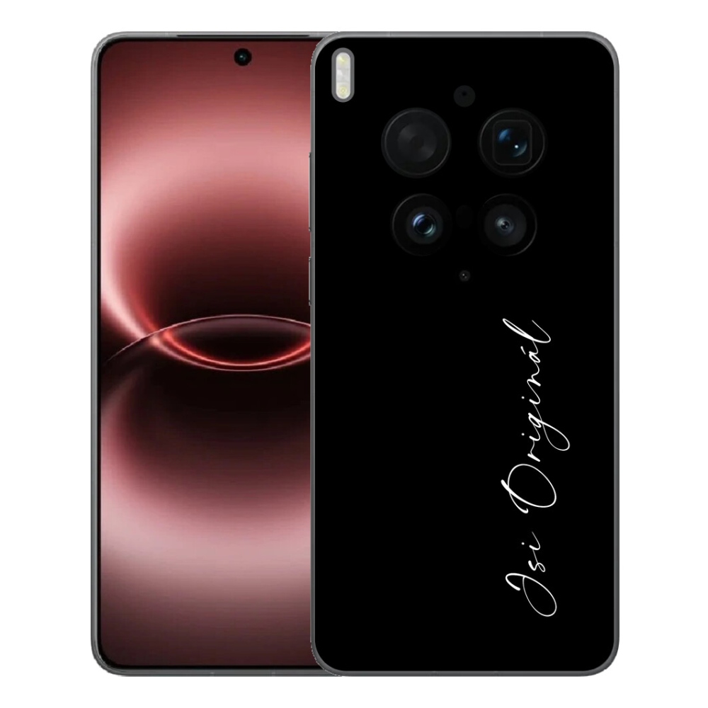 Gélový kryt mmCase na Vivo X300 Ultra - si originál čierne pozadie