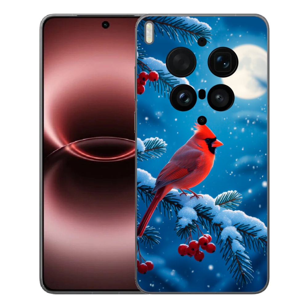 Gélový kryt mmCase na Vivo X300 Ultra - kardinál červený