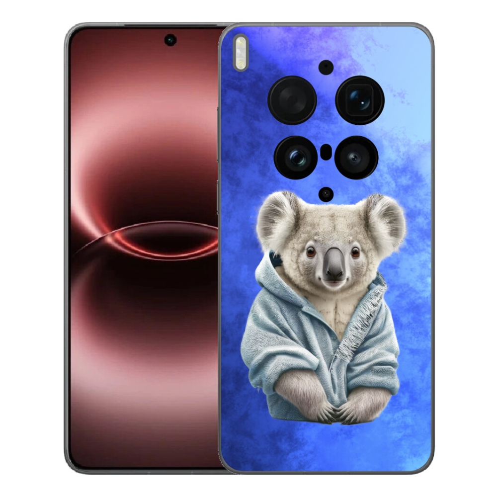 Gélový kryt mmCase na Vivo X300 Ultra - koala vo svetri