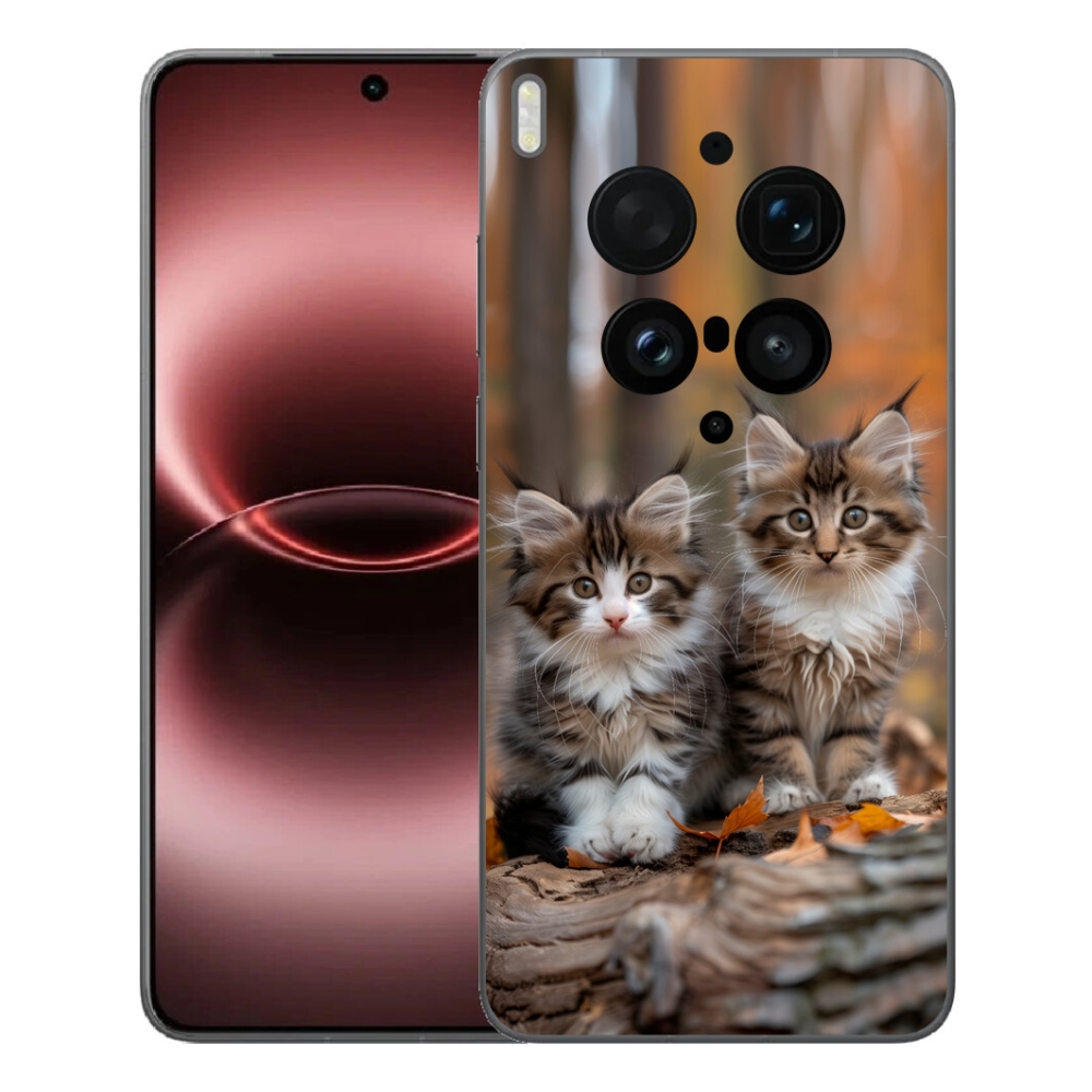 Gélový kryt mmCase na Vivo X300 Ultra - mačacie duo 3