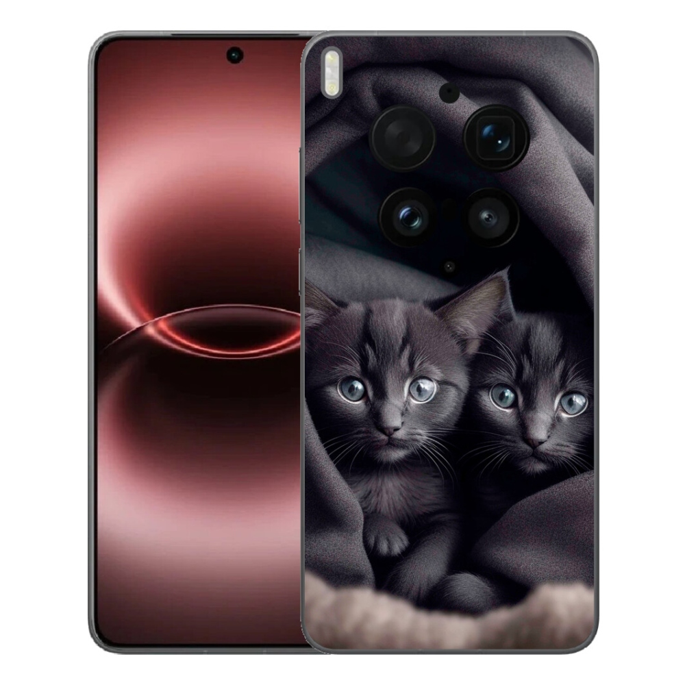 Gélový kryt mmCase na Vivo X300 Ultra - mačacie duo