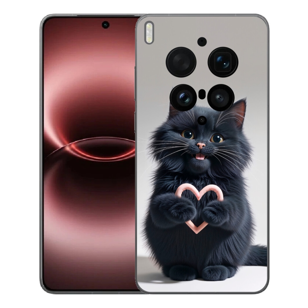 Gélový kryt mmCase na Vivo X300 Ultra - mačacia láska 3