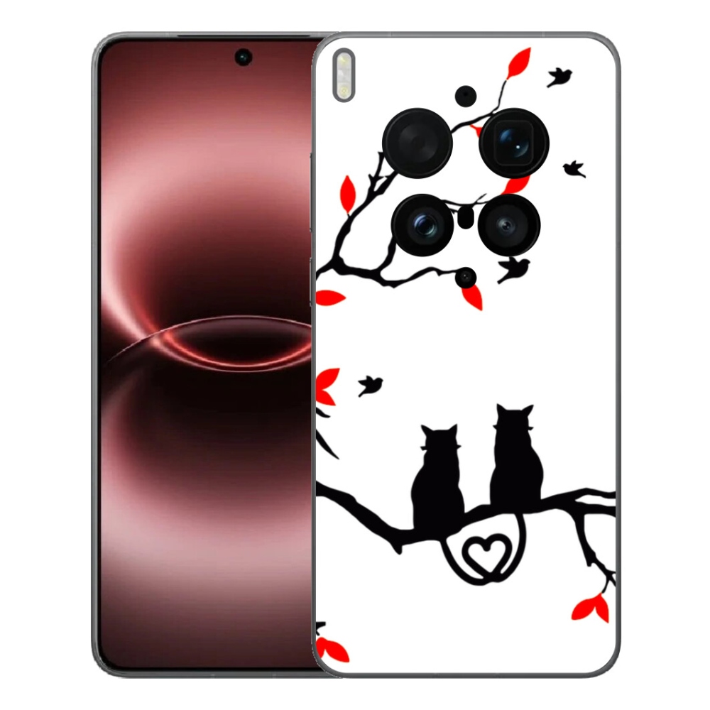 Gélový kryt mmCase na Vivo X300 Ultra - mačacia láska