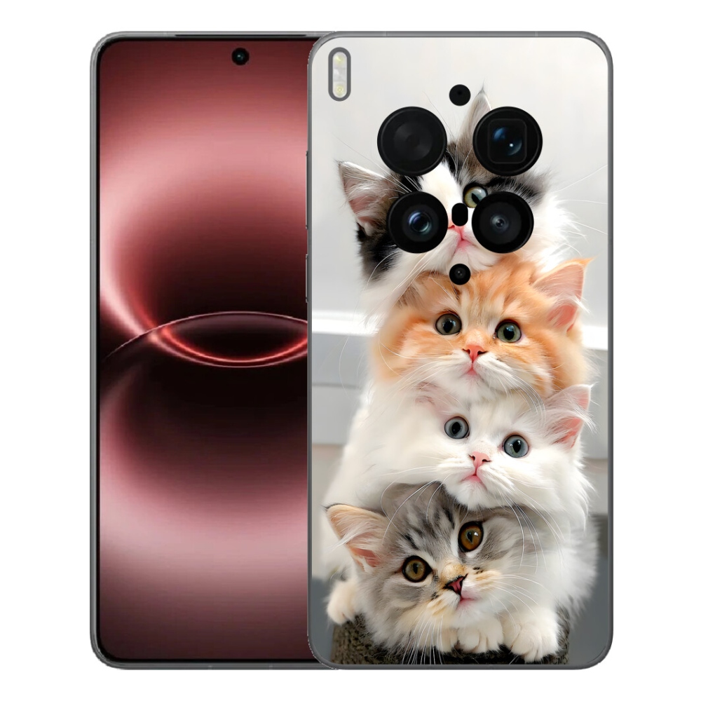 Gélový kryt mmCase na Vivo X300 Ultra - mačacia partia
