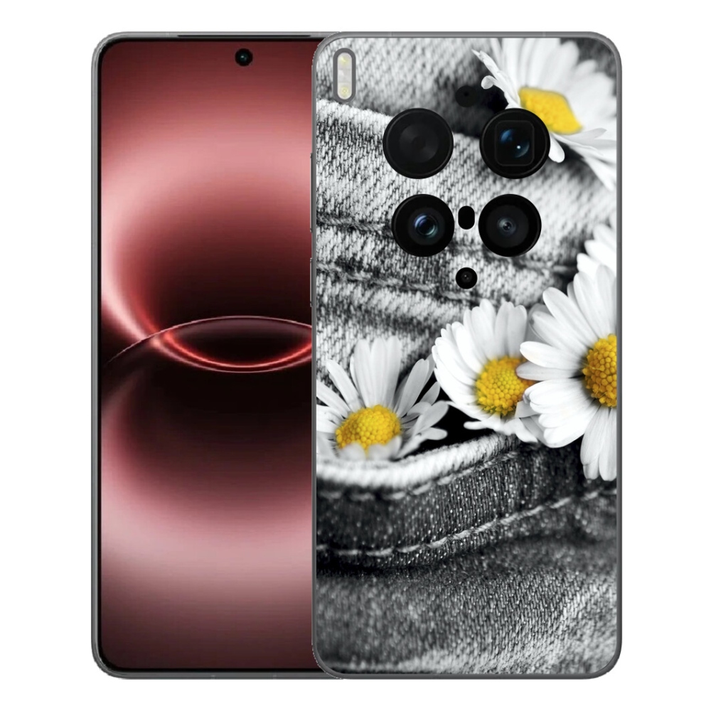 Gélový kryt mmCase na Vivo X300 Ultra - margarétky