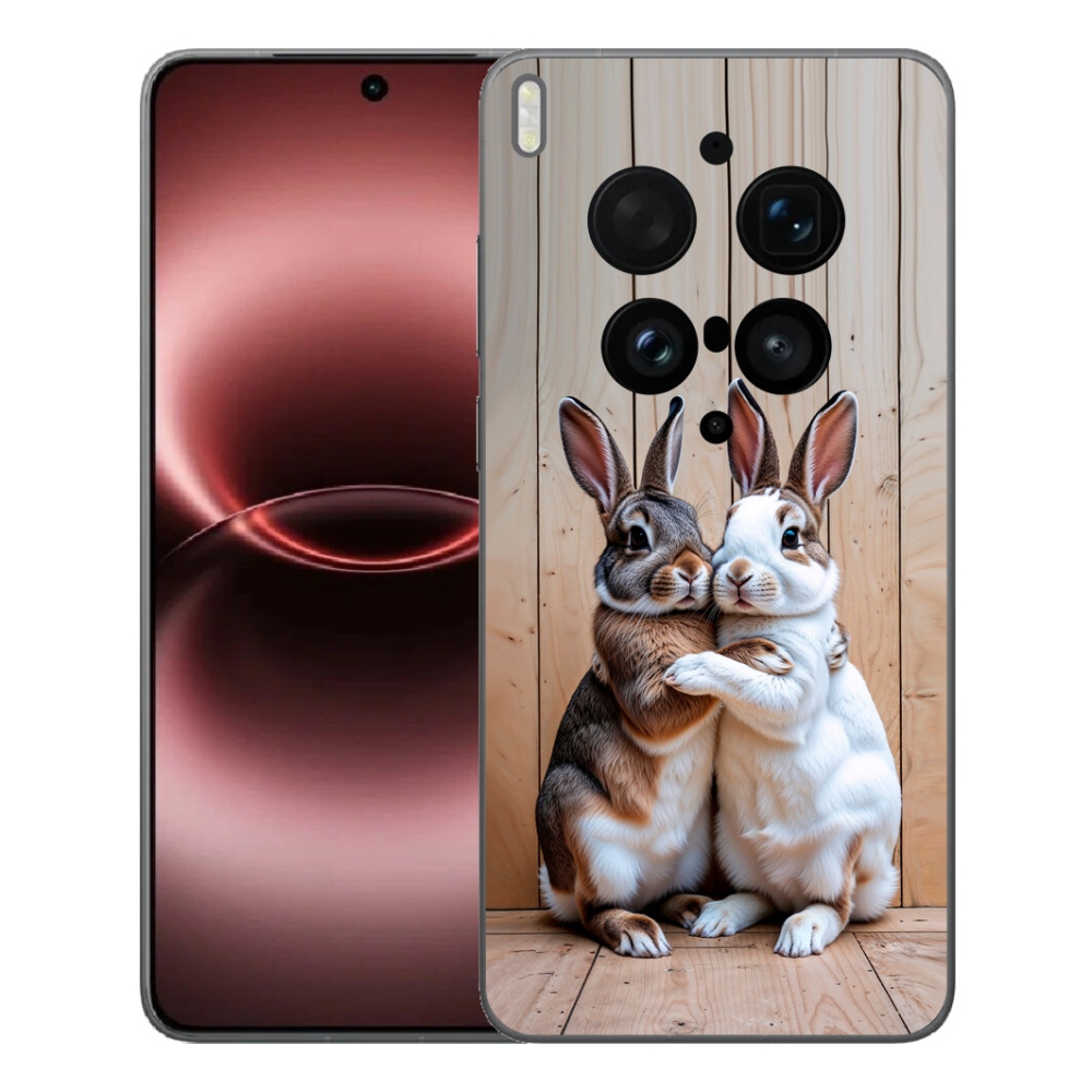 Gélový kryt mmCase na Vivo X300 Ultra - králičie pár