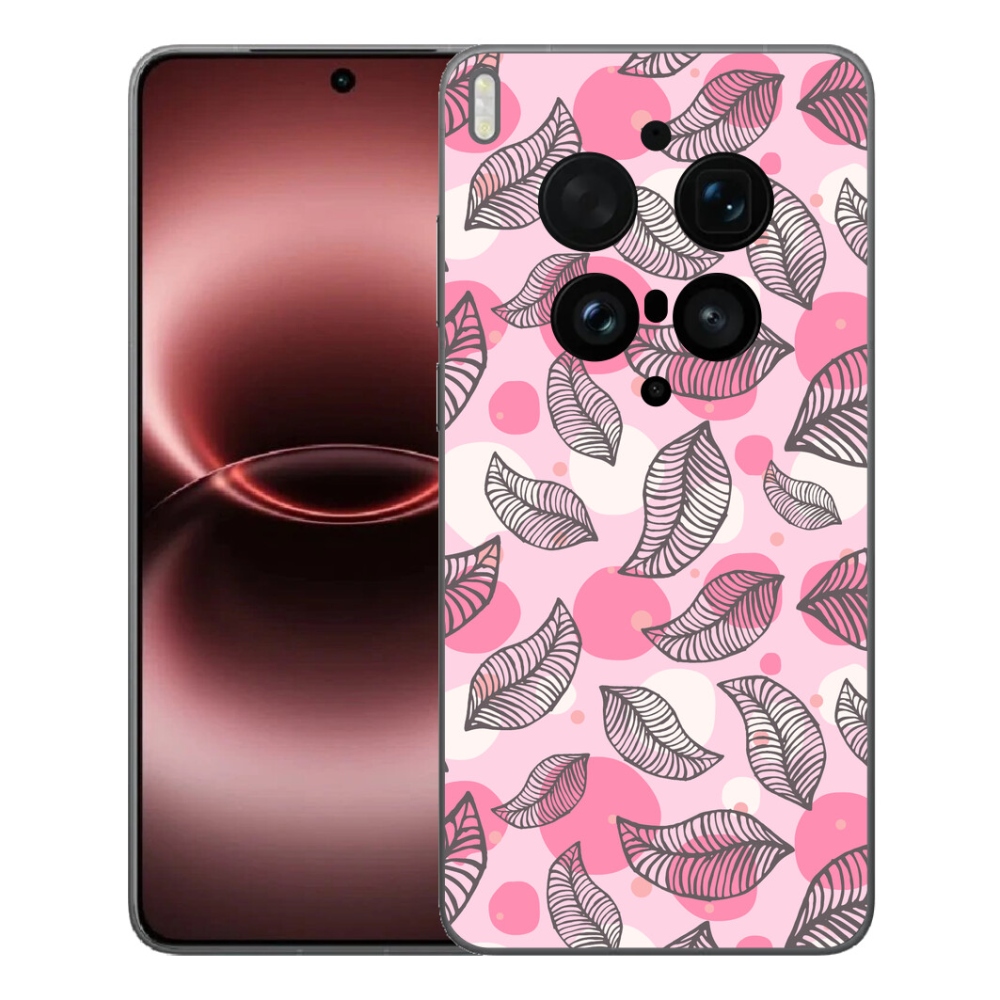 Gélový kryt mmCase na Vivo X300 Ultra - kreslené padajúce listy