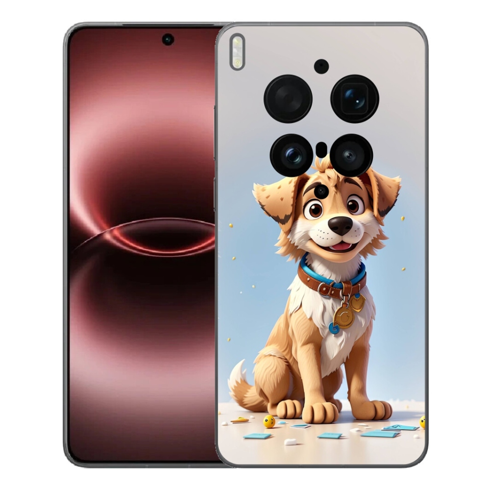 Gélový kryt mmCase na Vivo X300 Ultra - kreslené šteňa